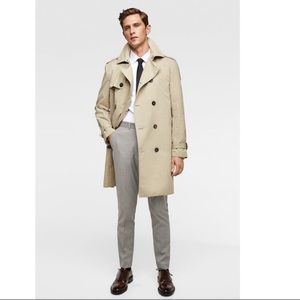 Zara man trench coat